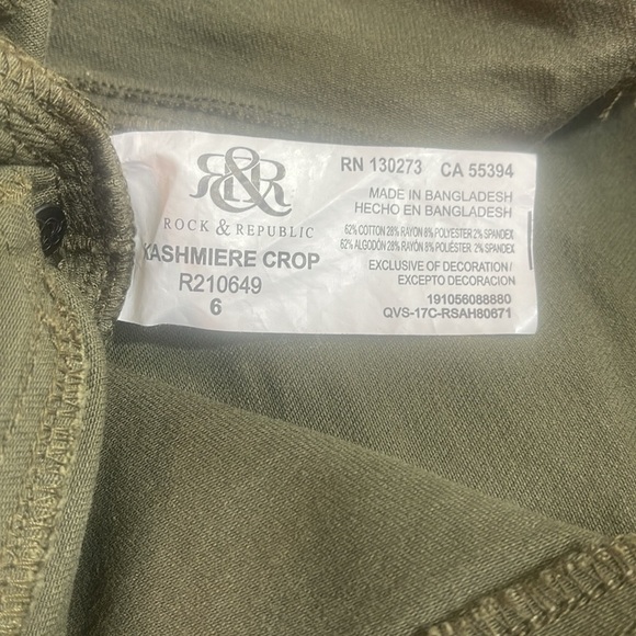 Rock & Republic Kashmiere Crop Jeans 6 - Picture 9 of 10